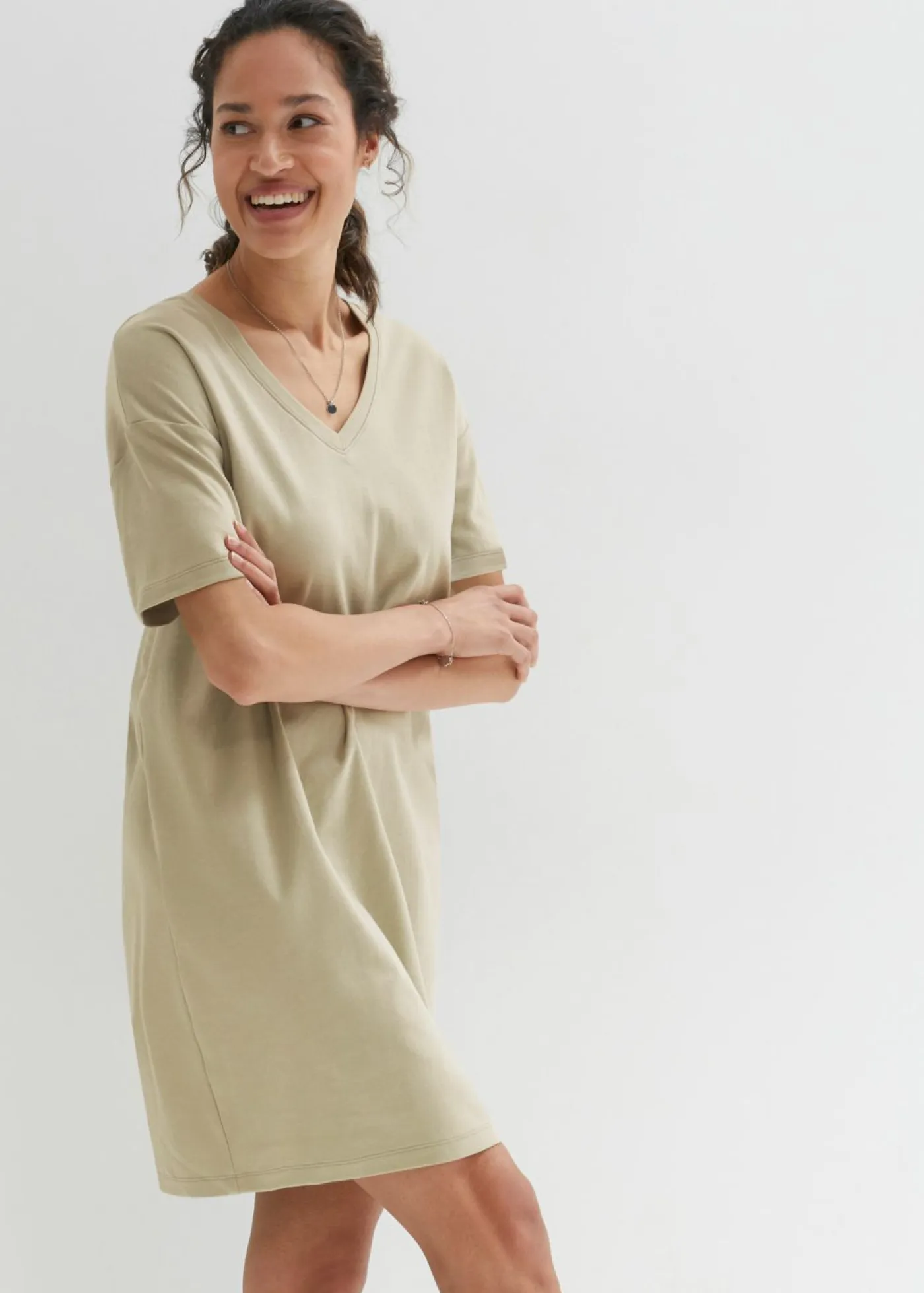 Sale Vestido de algodón Mujer Básicos|Vestidos