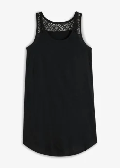 Best Vestido de algodón con encaje Mujer Vestidos