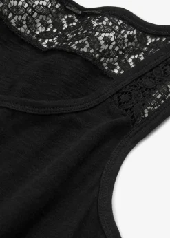 Best Vestido de algodón con encaje Mujer Vestidos
