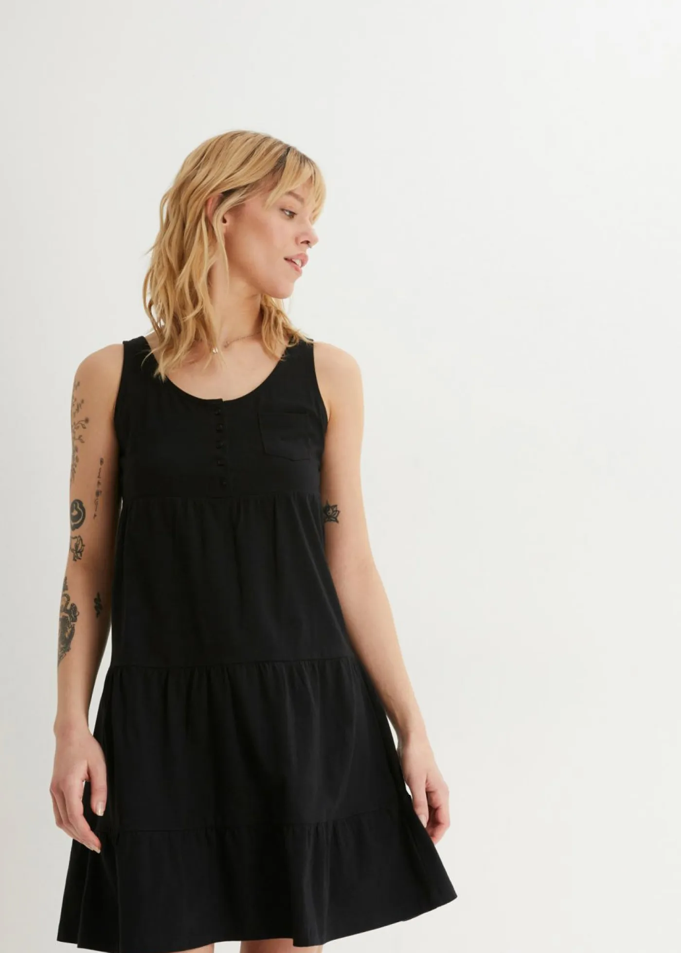 Best Vestido de algodón corto Mujer Vestidos