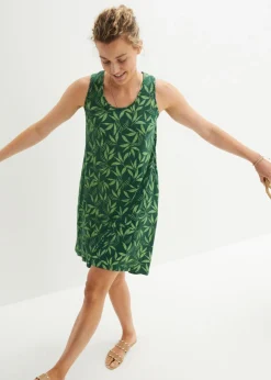Clearance Vestido de algodón de estilo túnica Mujer Vestidos