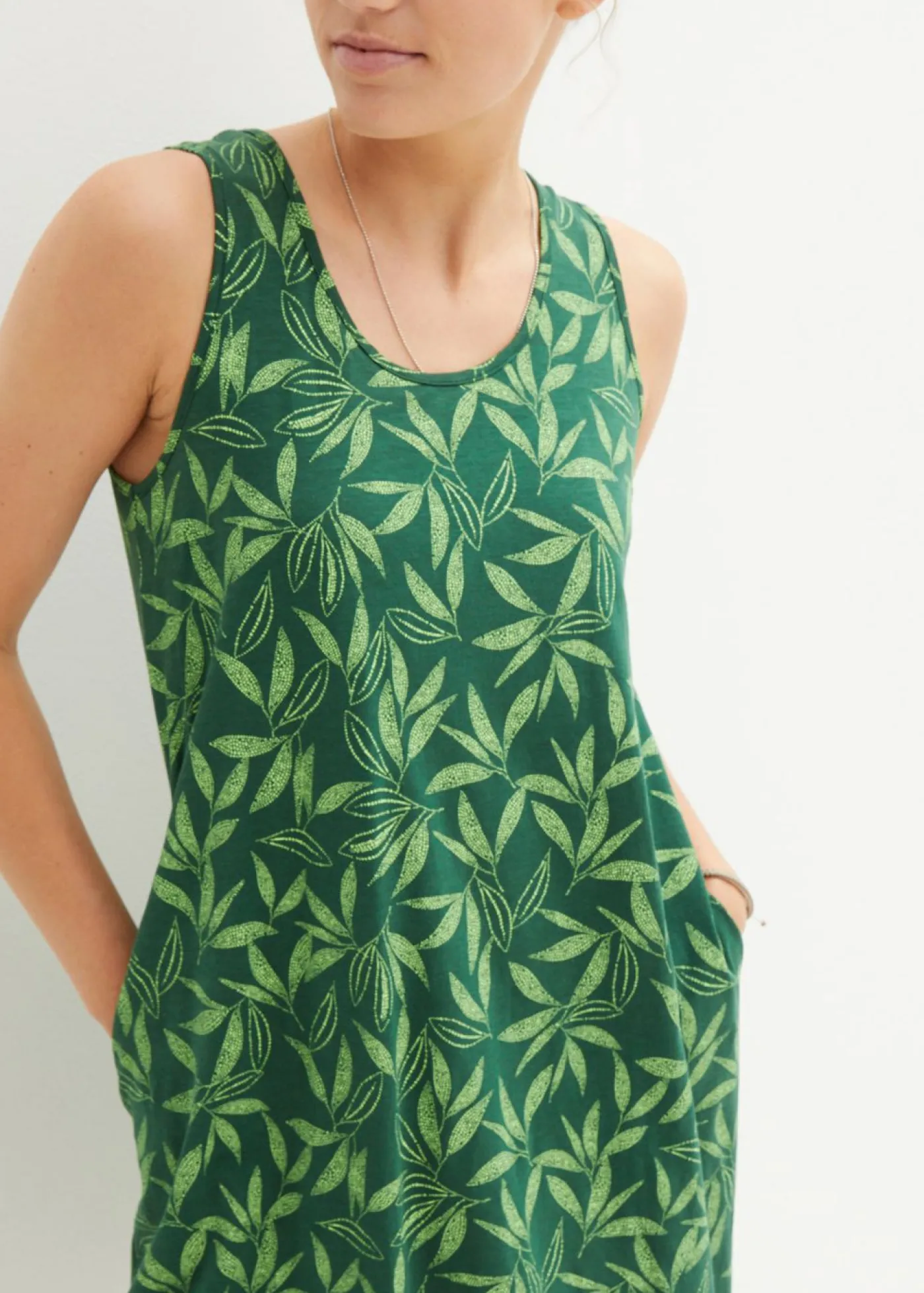 Clearance Vestido de algodón de estilo túnica Mujer Vestidos