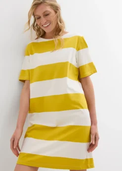 Discount Vestido de algodón orgánico puro con corte boxy Mujer Básicos|Vestidos
