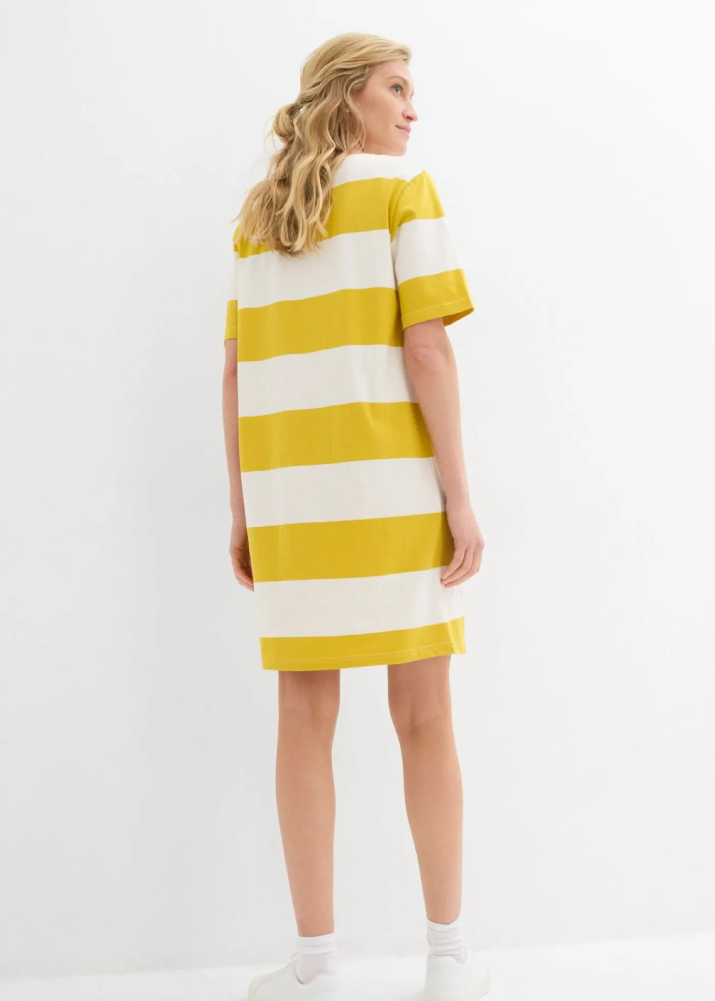Discount Vestido de algodón orgánico puro con corte boxy Mujer Básicos|Vestidos