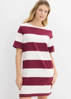 Sale Vestido de algodón orgánico puro con corte boxy Mujer Básicos|Vestidos