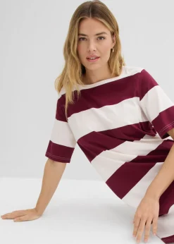 Sale Vestido de algodón orgánico puro con corte boxy Mujer Básicos|Vestidos