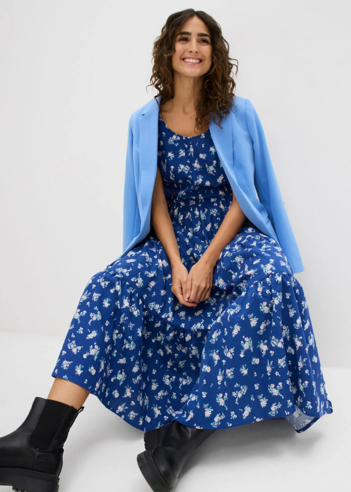 Sale Vestido de algodón puro Mujer Vestidos|Novedades