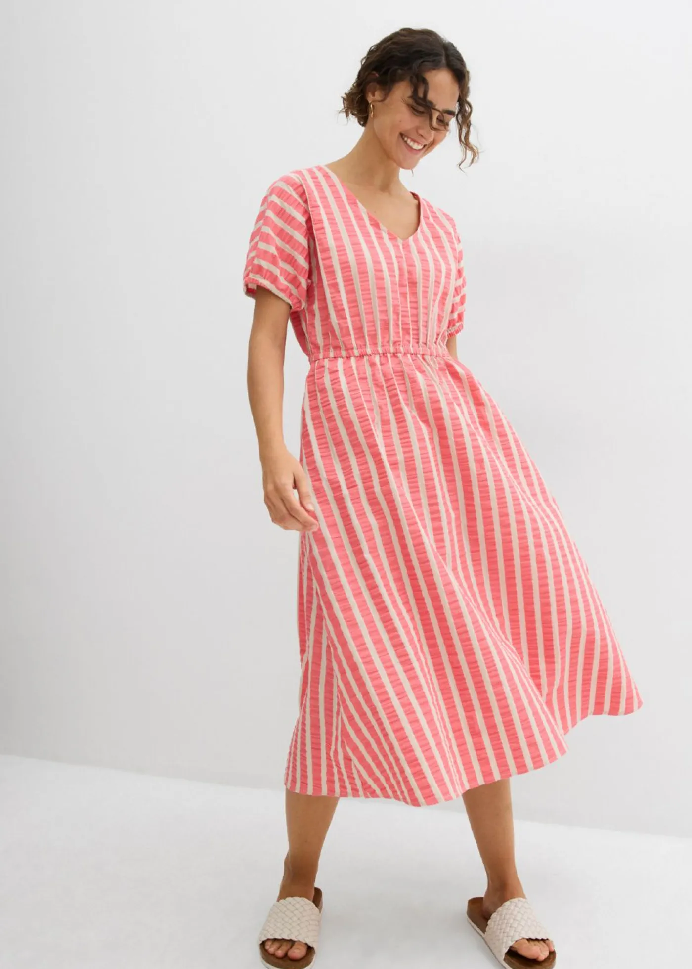 Clearance Vestido de algodón puro Mujer Vestidos