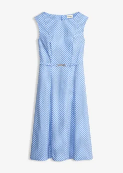 Discount Vestido de bengalina con cinturón (2 piezas) Mujer Vestidos|Novedades