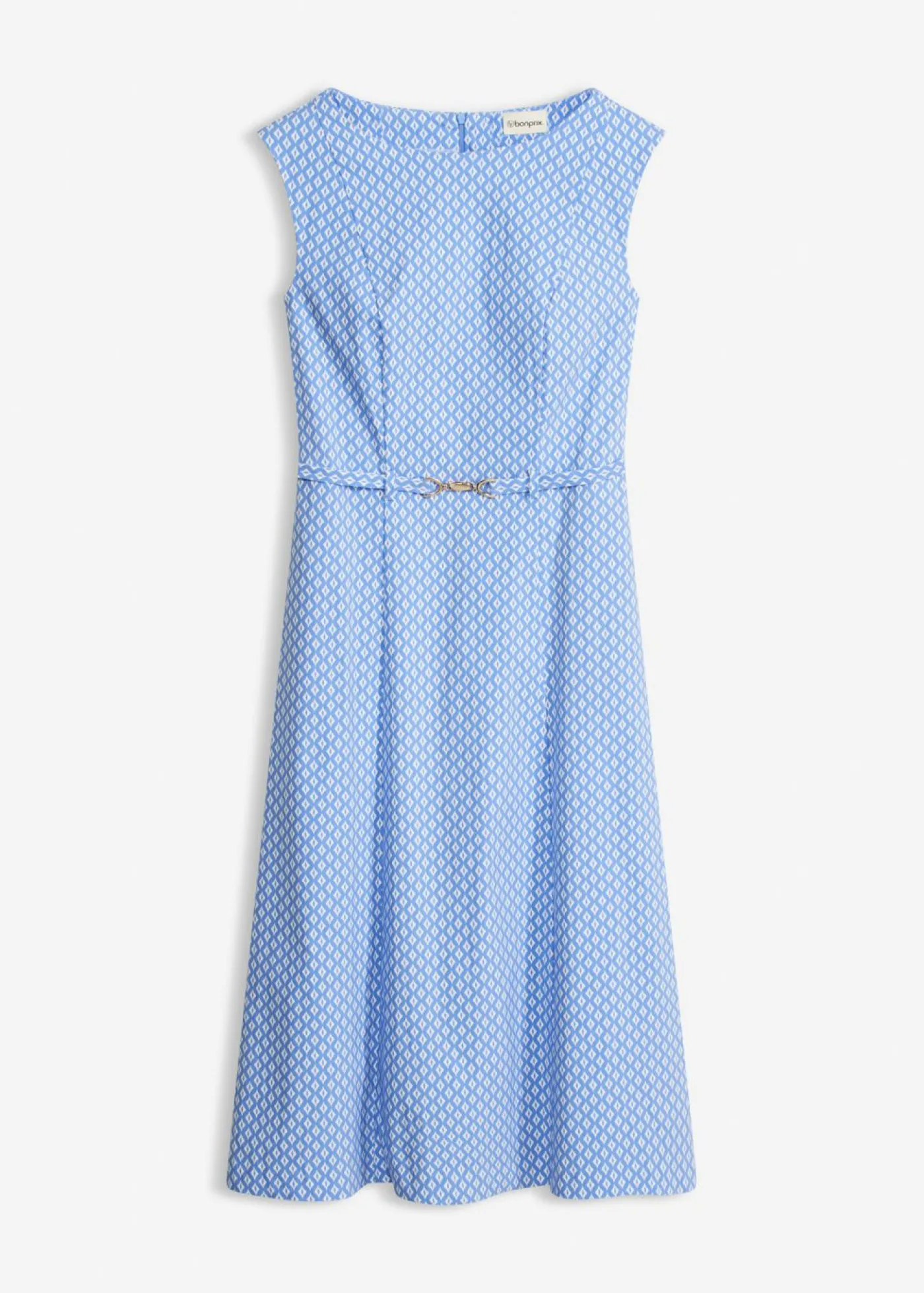 Discount Vestido de bengalina con cinturón (2 piezas) Mujer Vestidos|Novedades