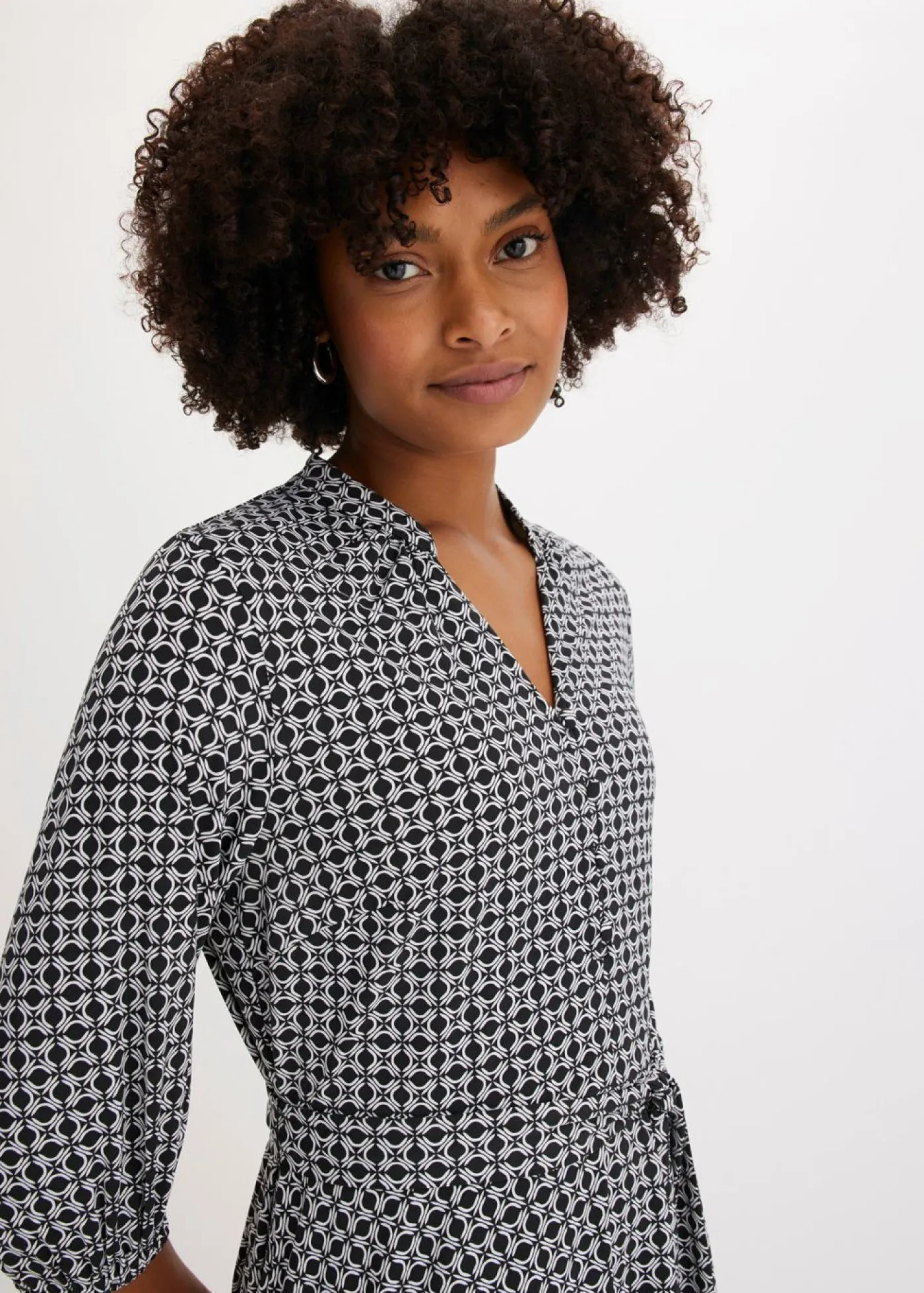 Hot Vestido de blusa en jersey con cordón (2 piezas) Mujer Vestidos|Novedades