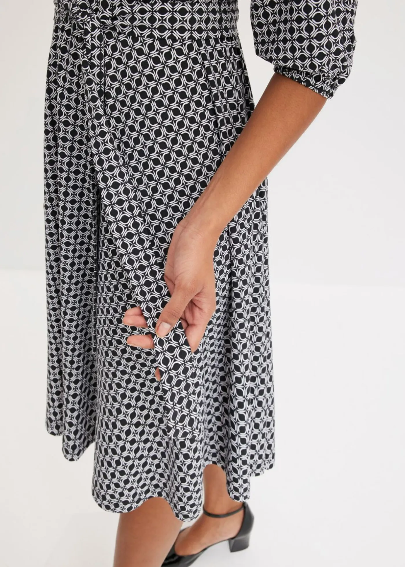 Hot Vestido de blusa en jersey con cordón (2 piezas) Mujer Vestidos|Novedades