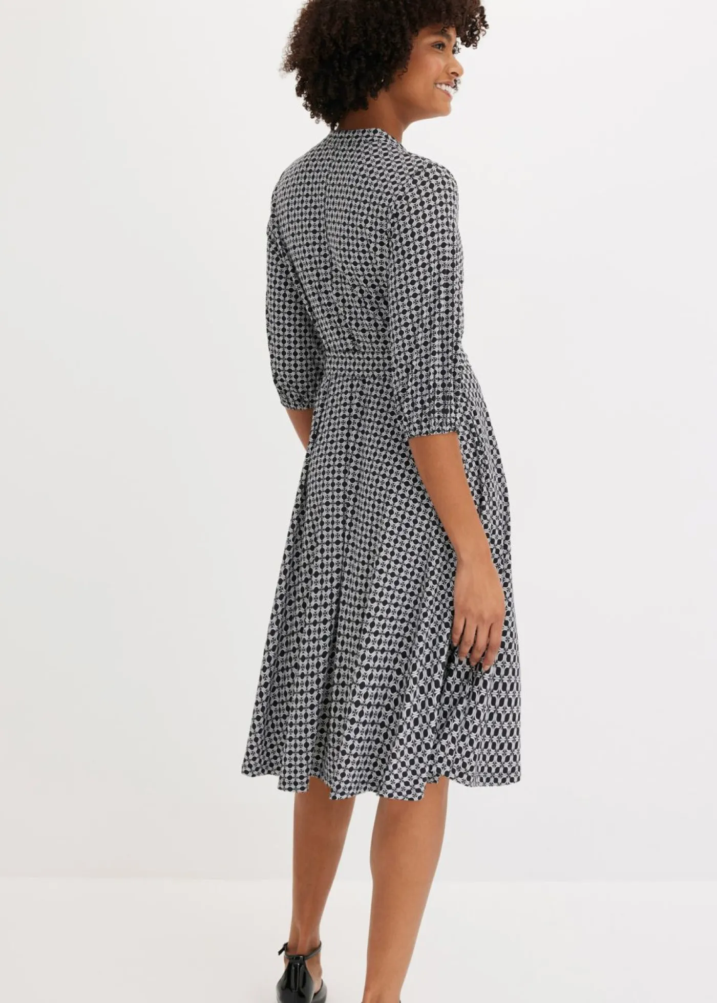 Hot Vestido de blusa en jersey con cordón (2 piezas) Mujer Vestidos|Novedades