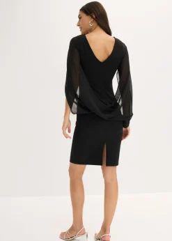 Clearance Vestido de cóctel con mangas de gasa Mujer Novedades|Ropa Elegante