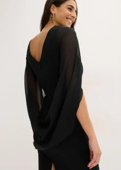 Clearance Vestido de cóctel con mangas de gasa Mujer Novedades|Ropa Elegante