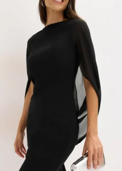 Clearance Vestido de cóctel con mangas de gasa Mujer Novedades|Ropa Elegante