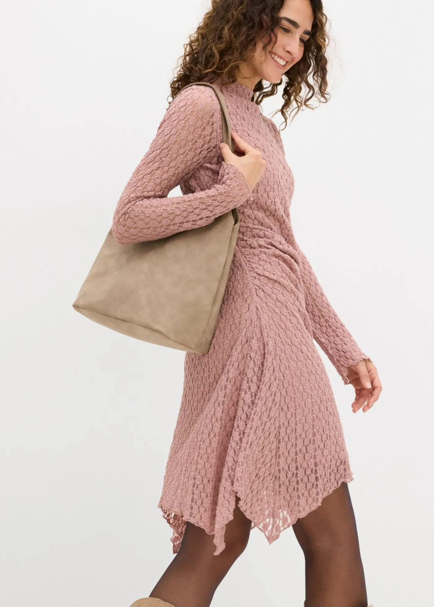 Clearance Vestido de encaje con dobladillo irregular Mujer Vestidos