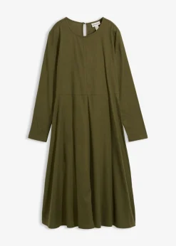 Outlet Vestido de franela ligero de algodón puro Mujer Vestidos