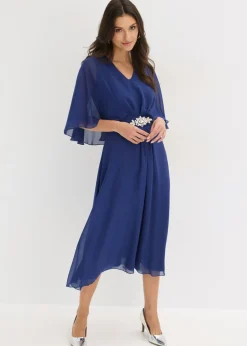 Discount Vestido de gasa con aplicación de piedras Mujer Vestidos|Ropa Elegante