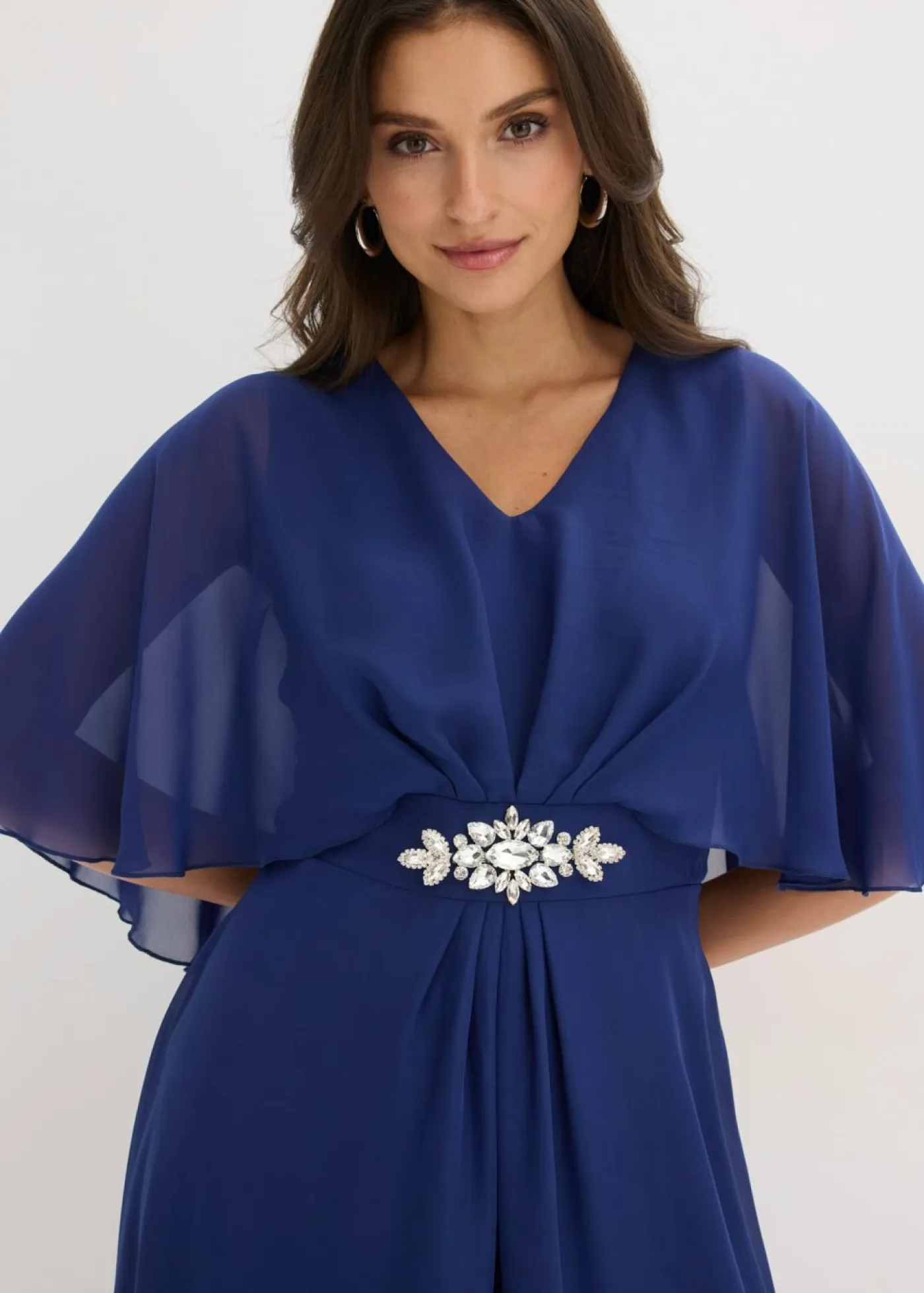 Discount Vestido de gasa con aplicación de piedras Mujer Vestidos|Ropa Elegante