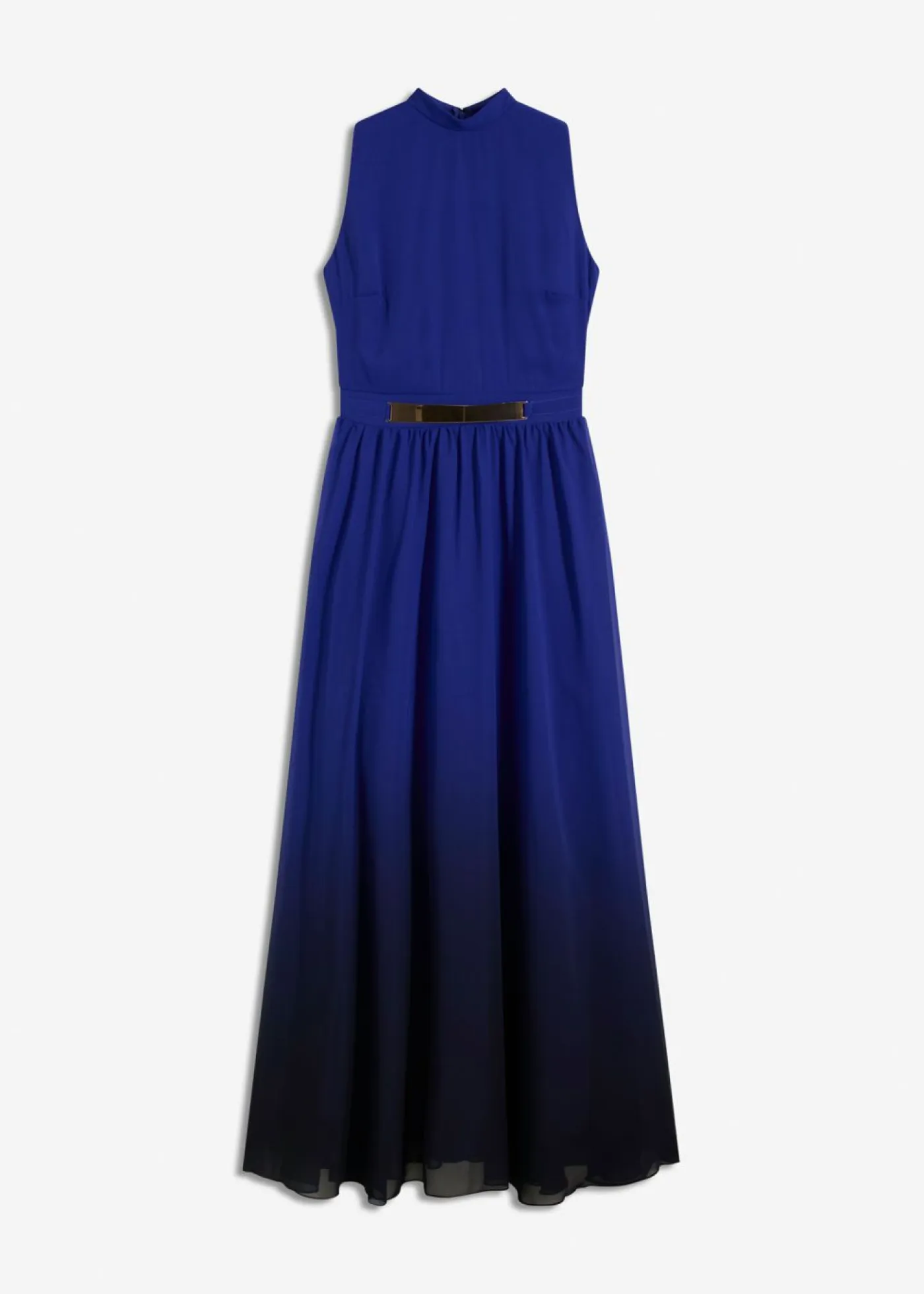 Sale Vestido de gasa con cuello e inserción en la cintura Mujer Vestidos|Ropa Elegante