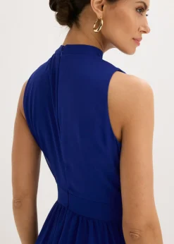 Sale Vestido de gasa con cuello e inserción en la cintura Mujer Vestidos|Ropa Elegante