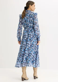Sale Vestido de gasa con cuello alto Mujer Tallas Pequeñas|Vestidos
