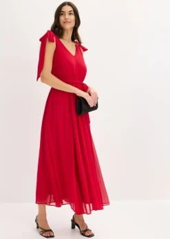 Online Vestido de gasa con detalles de lazo Mujer Vestidos|Ropa Elegante