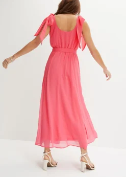 Clearance Vestido de gasa con detalles de lazo Mujer Vestidos|Ropa Elegante