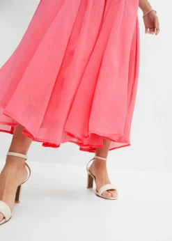 Clearance Vestido de gasa con detalles de lazo Mujer Vestidos|Ropa Elegante