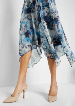Online Vestido de gasa con encaje fino Mujer Vestidos|Novedades