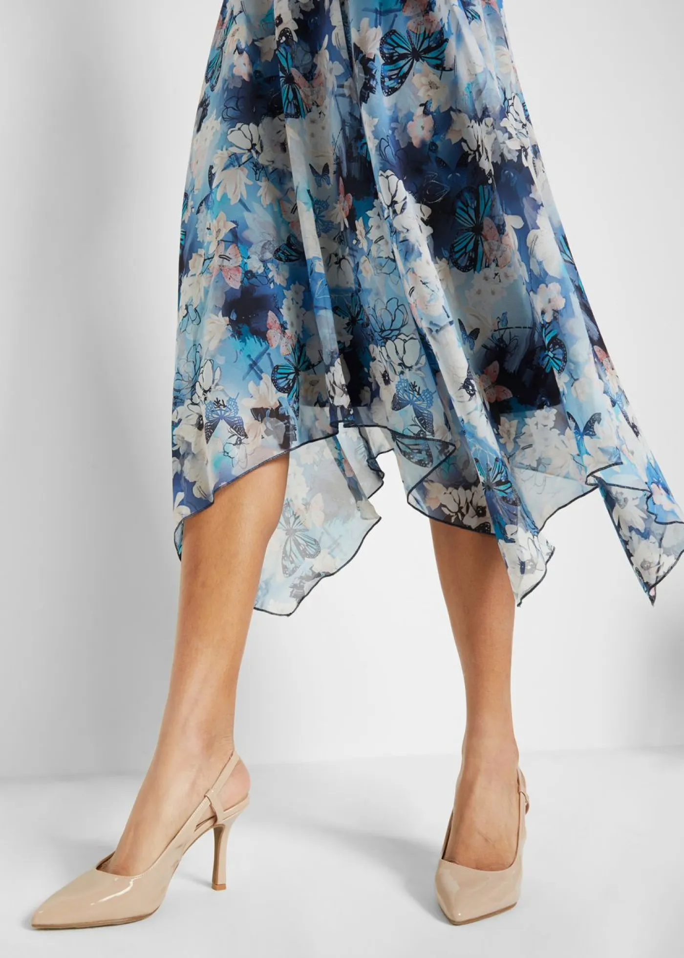 Online Vestido de gasa con encaje fino Mujer Vestidos|Novedades