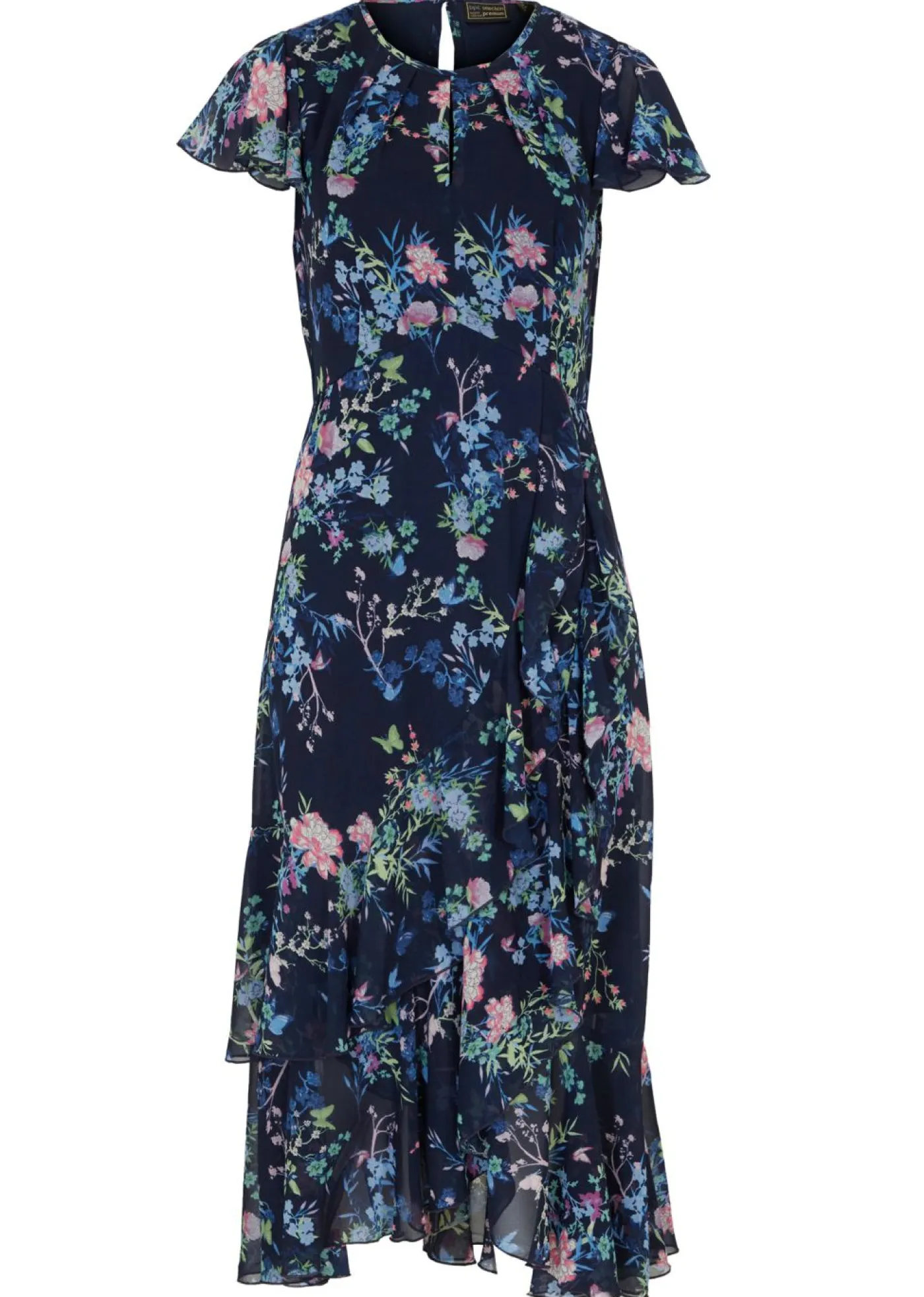 Sale Vestido de gasa con mangas tipo murciélago Mujer Vestidos