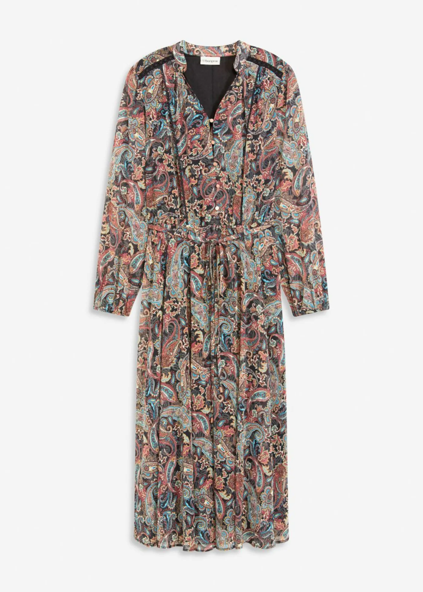 Best Vestido de gasa con patrón de paisley Mujer Vestidos|Tallas Pequeñas