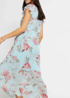 Best Vestido de gasa con volantes Mujer Vestidos