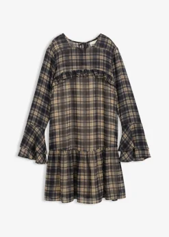 Sale Vestido de gasa con volantes Mujer Vestidos