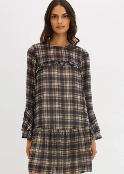 Sale Vestido de gasa con volantes Mujer Vestidos
