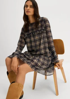 Sale Vestido de gasa con volantes Mujer Vestidos
