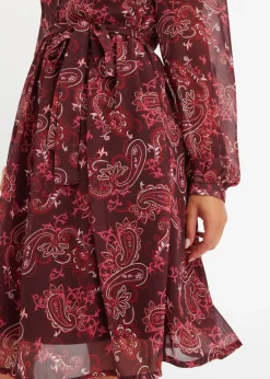 Vestido de gasa estampado Mujer Vestidos