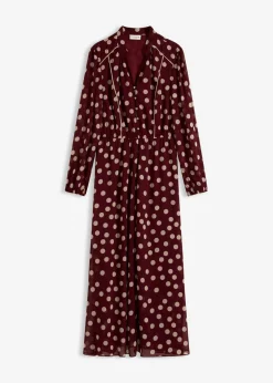 Sale Vestido de gasa estampado Mujer Vestidos