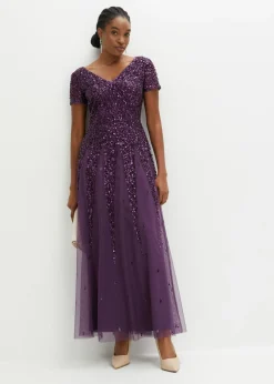 Outlet Vestido de lentejuelas Mujer Tallas Pequeñas