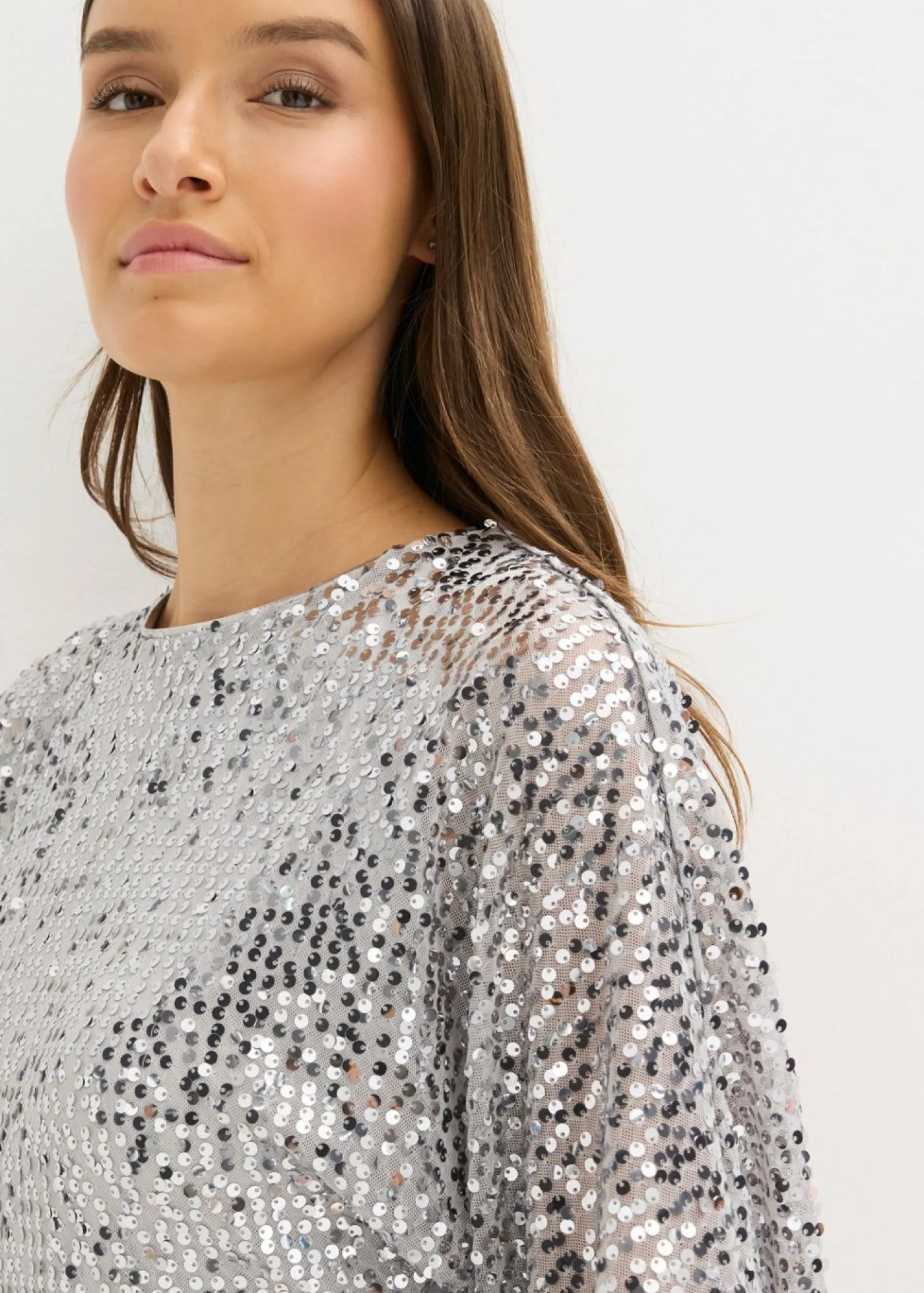 Clearance Vestido de lentejuelas con detalle de lazo Mujer Vestidos