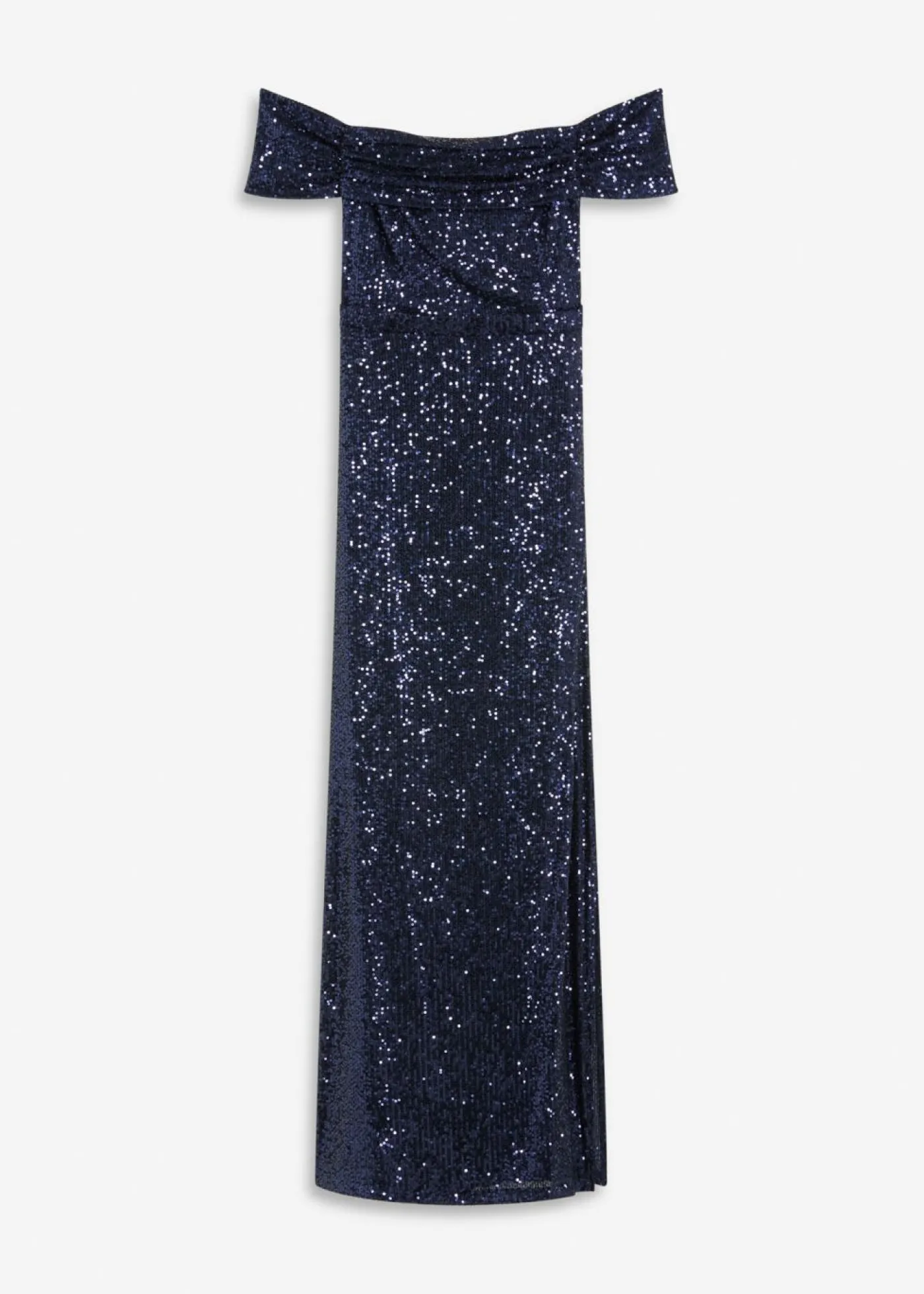 Outlet Vestido de lentejuelas con escote bañera Mujer Vestidos|Ropa Elegante