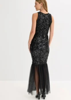 Best Vestido de lentejuelas con volante Mujer Vestidos|Ropa Elegante