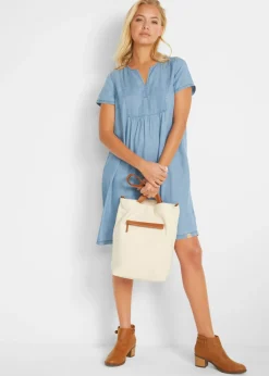 Discount Vestido de lyocell Mujer Vestidos|Novedades