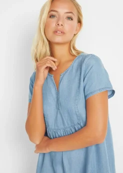 Clearance Vestido de lyocell Mujer Vestidos|Novedades