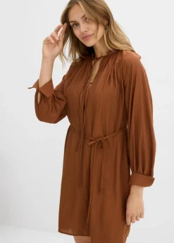 Online Vestido de maternidad y camisa de lactancia de viscosa fluida Mujer Premamá