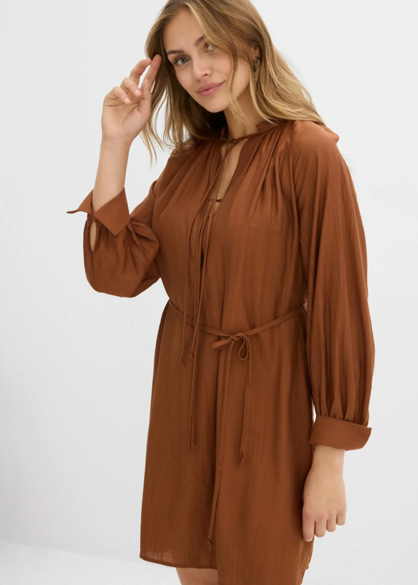 Online Vestido de maternidad y camisa de lactancia de viscosa fluida Mujer Premamá