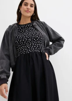 Hot Vestido de mezcla de materiales de algodón puro Mujer Vestidos