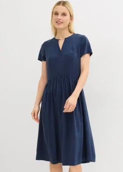 Best Vestido de mezcla de viscosa fina Mujer Vestidos|Novedades